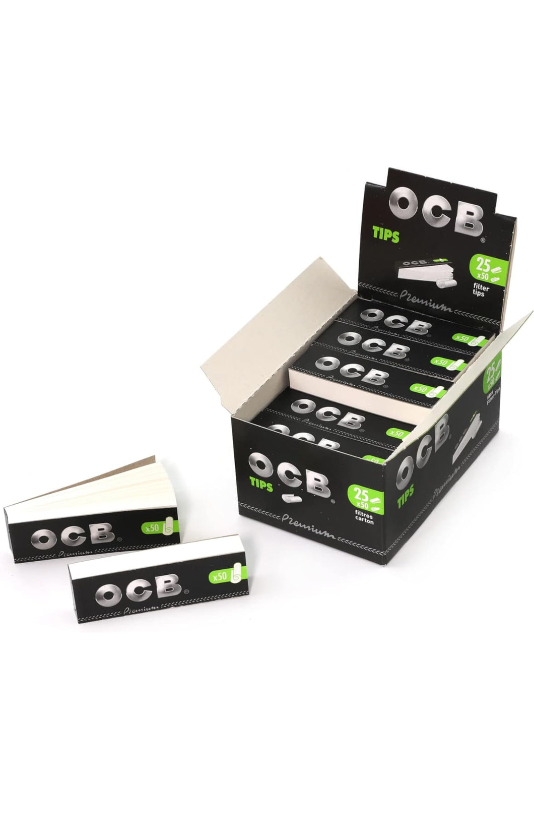 Paquets de 50filtres en carton OCB