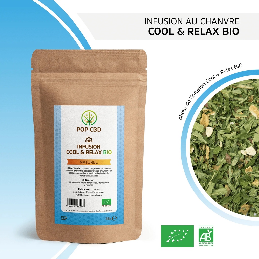 Infusion CBD Chanvre COOL & RELAX